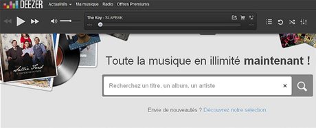 Nová hudební sluba Deezer.com