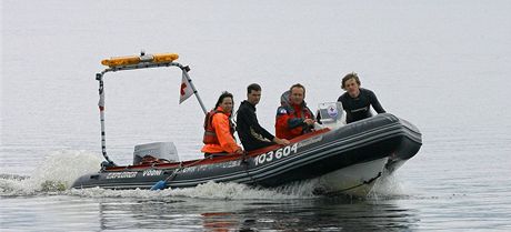 Jedno z lipenských stanovi vodní zachranné sluby je v Dolní Vltavici na