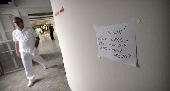 Slovenské nemocnice postihl odchod léka. (2. prosince 2011)