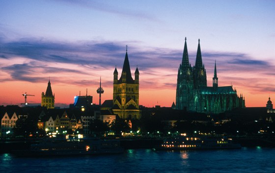 Kolín nad Rýnem, panorama s katedrálou