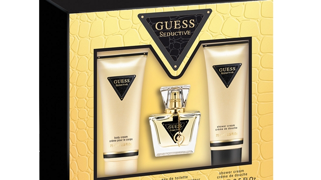 Vánoní sada parfému Guess Seductive, obsahující 30ml parfém, sprchový gel a