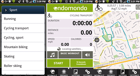 Aplikace Endomondo Sports Tracker