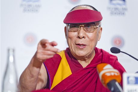 Dalajlama pi návtv Prahy v roce 2011