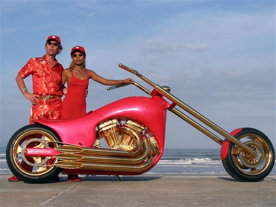 Harley Davidson Red Gold Dream