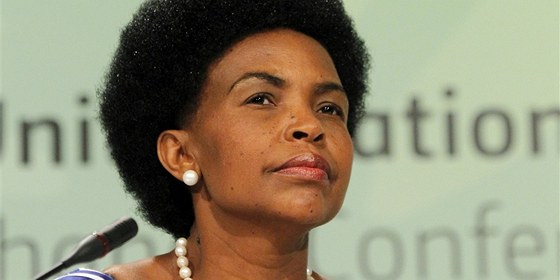 Jihoafrická ministryn zahranií Maite Nkoanaová-Mashabaneová. 