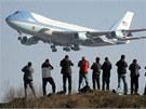 Plet americkho prezidenta Baracka Obamy letounem Air Force One (Praha, 2010)