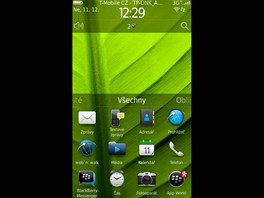 BlackBerry Torch 9860 uivatelsk prosted