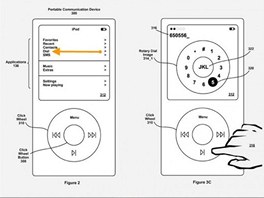 Patent na iPhone s vytecm kolekem