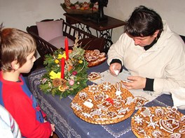 Zdoben pernk v Hornickm muzeu Pbram