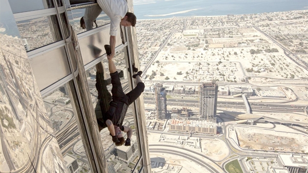 Tom Cruise ve filmu Mission: Impossible  Ghost Protocol 