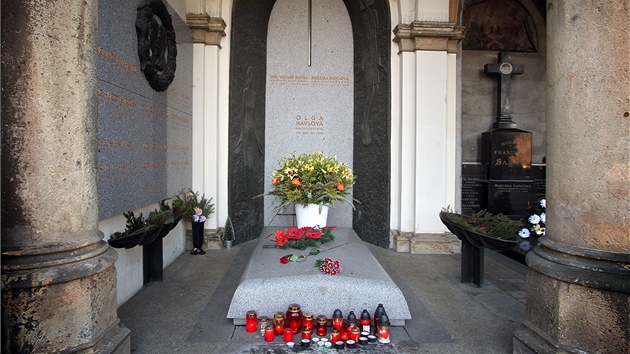 Rodinná hrobka Havlových na Vinohradském hbitov v Praze.