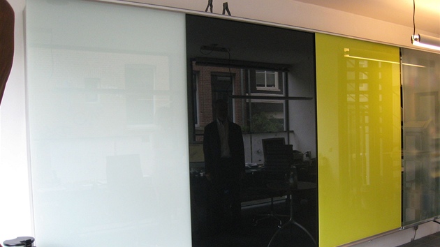 Architekt Henk Spreeuwenberg  rád pouívá sklo.
