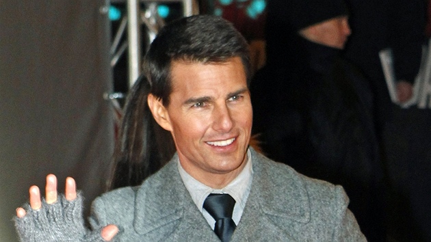 Tom Cruise na premie filmu Mission: Impossible - Ghost Protocol (Moskva, 8. prosince 2011)