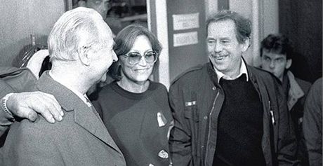 Alexandr Dubek, Marta Kubiová a Václav Havel