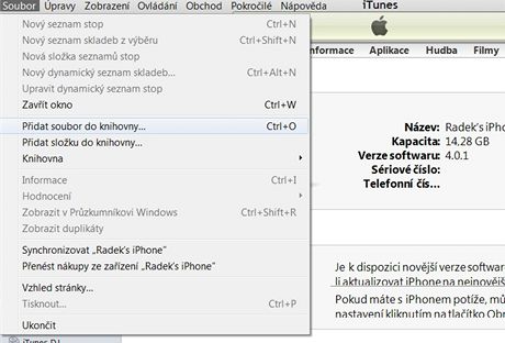 Zatky s iOS (tvorba Apple ID, synchronizace, multimdia)