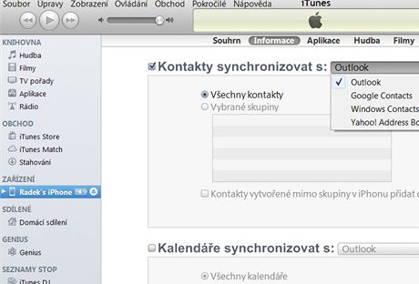 Zatky s iOS (tvorba Apple ID, synchronizace, multimdia)