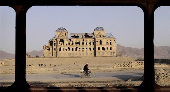 Trosky královského paláce u Kábulu (27. prosince 2011)