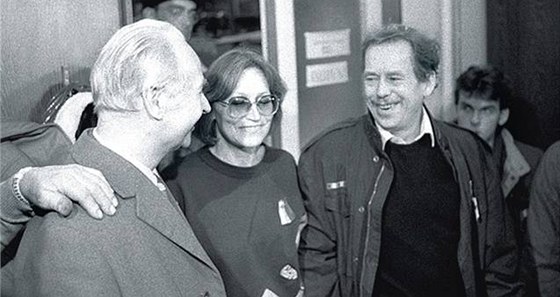 Alexandr Dubek, Marta Kubiová a Václav Havel