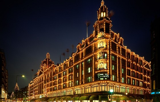 Harrods, legendární obchodní dm v Londýn