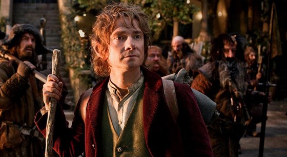Zábr z filmu Hobbit: An Unexpected Journey - Martin Freeman jako Bilbo Pytlík