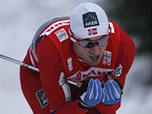 Petter Northug na trati prologu Tour de Ski