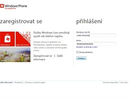 Windows Phone Mango (tvorba Live ID, Zune)