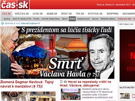Zpráva o smutením prvodu slovenským médiím kralovala. Bulvární deník Nový as