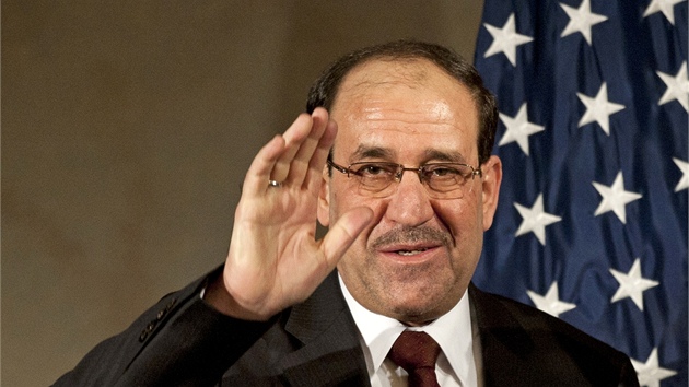 Irácký premiér Nurí Malíkí bhem návtvy USA (13. prosince 2011)
