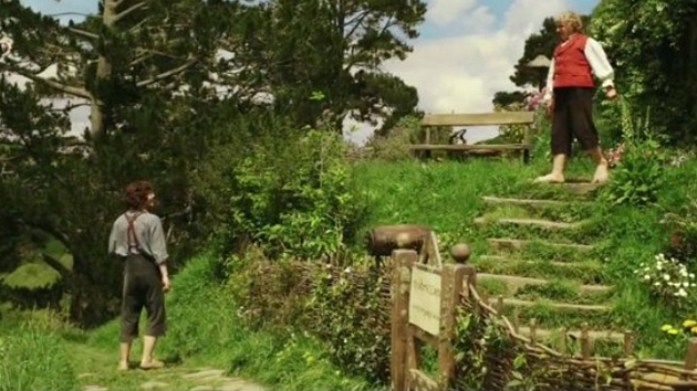 Zábry z filmu Hobbit: An Unexpected Journey - ruch Hobitína
