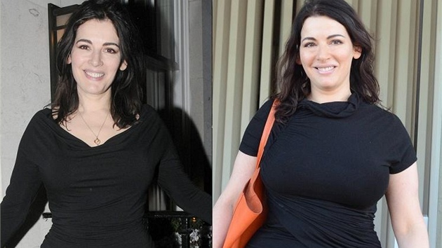 Nigella Lawsonová zhubla v roce 2011 bhem osmi msíc o ti konfekní...