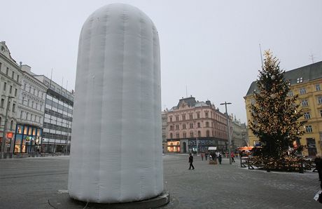 Brnnská chlouba dostala na poslední den v roce ochrannou plátnku.