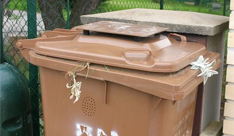 Materiál z hndých popelnic rozkládá fermentor, který stejn jako popelnice nebo svozové vozidlo získaly Technické sluby díky evropské dotaci. (Ilustraní snímek)