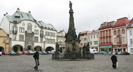 Námstí ve Dvoe Králové nad Labem