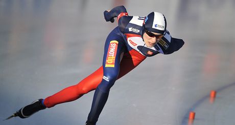 Martina Sáblíková se rychlobruslaské dráhy nedoká ani v Nymburce.