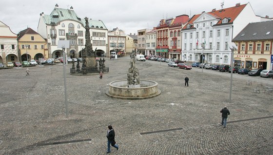 Námstí ve Dvoe Králové nad Labem