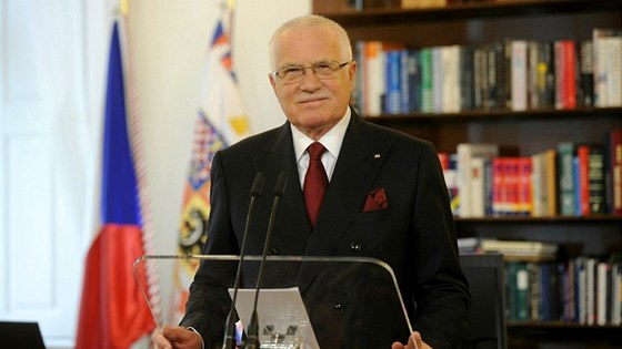 Václav Klaus pi novoroním projevu (1. 1. 2012)