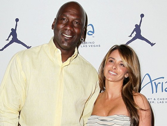 Michael Jordan se svou snoubenkou