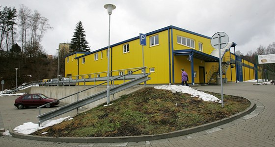 Zimní stadion v Nejdku.