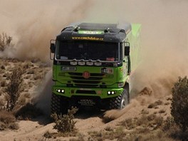 Martin Kolomý s tatrou ve 3. etap Rallye Dakar 2012