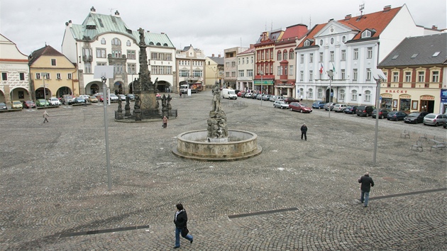 Námstí ve Dvoe Králové nad Labem