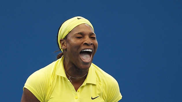 Serena Williamsová na turnaji v Brisbane