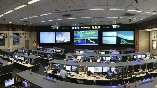 Panoramatická montá - Stedisko ízení vesmírných let (ISS)