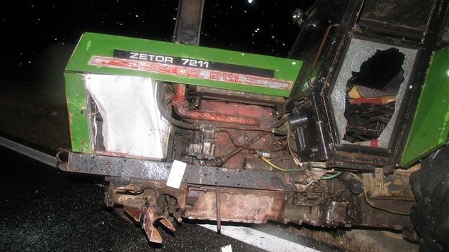 Na Prachaticku se stala v nedli 8. ledna prvn leton tragick nehoda v kraji. idi osobnho auta nepeil stet s traktorem.