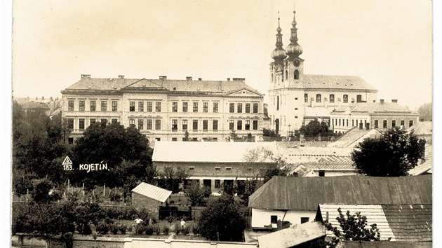 Pohled na Kojetn na historick pohlednici