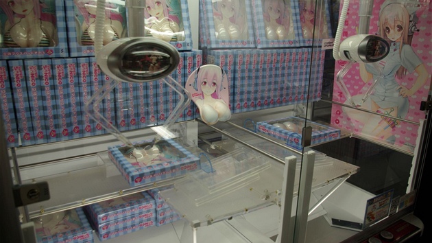 UFO Catcher: v nabídce je iroké spektrum zboí od figurek a plyák pes hrnky