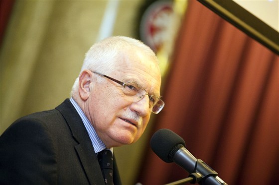 Prezident Václav Klaus si pivodil výron v kotníku (ilustraní foto).