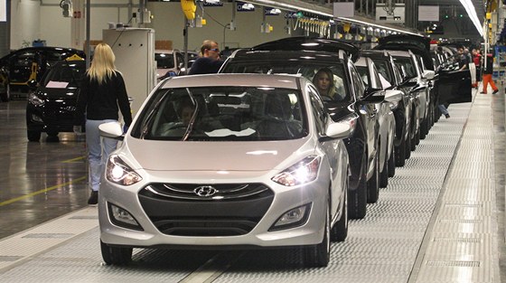 Odbory v noovické automobilce Hyundai hrozí stávkou. Ilustraní foto