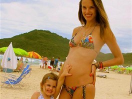 Alessandra Ambrosio a její dcera Anja