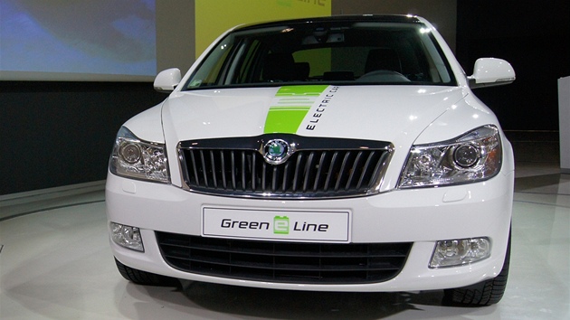 koda Octavia Green E Line