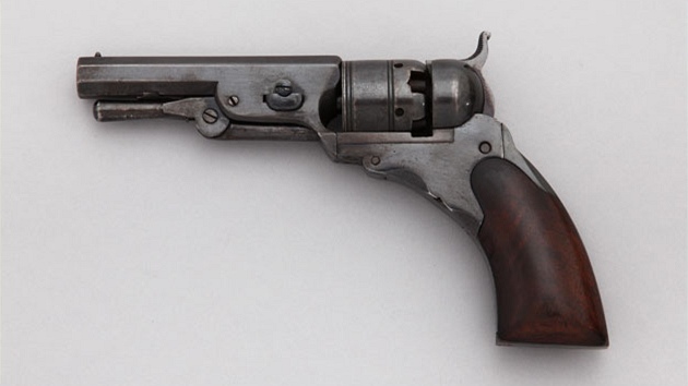Improved No. 1 Pocket Model Revolver. První runí zbra, kterou Samuel Colt...